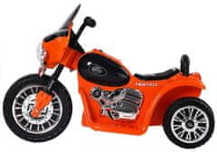 Lean-toys Újratölthető motorkerékpár JT568 narancssárga