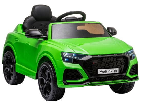 Lean-toys Audi RS Q8 akkumulátoros autó zöld