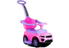 Lean-toys Rider 614W rózsaszín babakocsi