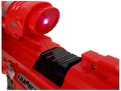 Lean-toys Világító pisztoly világít a sötétben Habpatronok Hangtávolság 45m