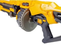 Lean-toys Akkumulátor pisztoly habpatronok 82 cm forgó tár sárga