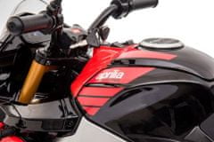 Lean-toys Aprilia Tuono V4 akkumulátor motorkerékpár piros