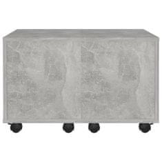 shumee betonszürke forgácslap dohányzóasztal 60 x 60 x 38 cm