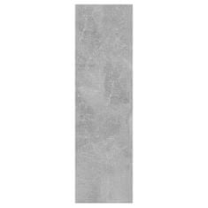 Greatstore betonszürke forgácslap fali polc 75 x 16 x 55 cm