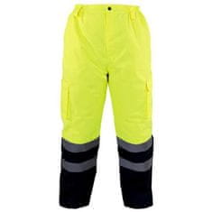 LAHTI PRO Téli fényvisszaverő nadrág, sárga, 3XL méret