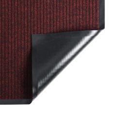 Greatstore piros csíkos lábtörlő 80 x 120 cm