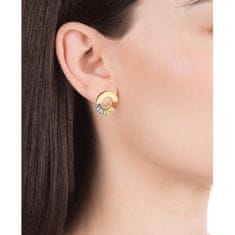 Viceroy Divatos aranyozott fülbevalók cirkónium kövekkel 15109E000-36