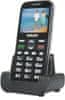 EASYPHONE XD EP600 Senior kártyafüggetlen mobiltelefon fekete