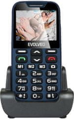 Evolveo EASYPHONE XD EP600 Senior kártyafüggetlen mobiltelefon kék