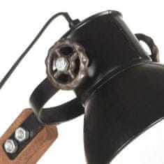 Greatstore fekete kerek ipari asztali lámpa 58 x 18 x 90 cm E27