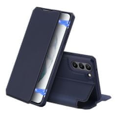 Dux Ducis Skin X bőr könyvtok Samsung Galaxy S21 FE, kék