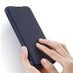Dux Ducis Skin X bőr könyvtok Samsung Galaxy S21 FE, kék