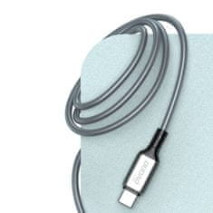 DUDAO L5HT kábel USB-C / USB-C PD 100W 1m, szürke