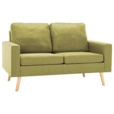 Greatstore 3056619 2 Piece Sofa Set Fabric Green (288698+288708)