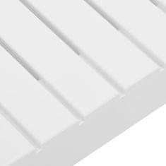Greatstore 2 részes fehér műanyag kerti ülőgarnitúra párnákkal