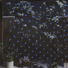 Greatstore kék kültéri hálós karácsonyi világítás 306 LED 3 x 3 m