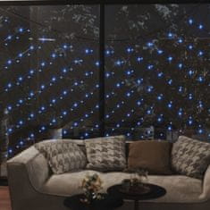 Greatstore kék kültéri hálós karácsonyi világítás 306 LED 3 x 3 m