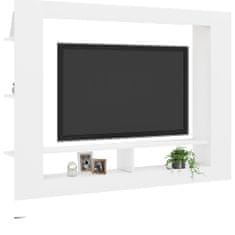 shumee fehér forgácslap TV-szekrény 152 x 22 x 113 cm