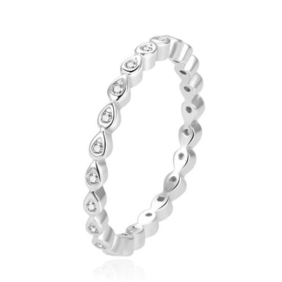 Beneto Csillogó ezüst gyűrű AGG371L