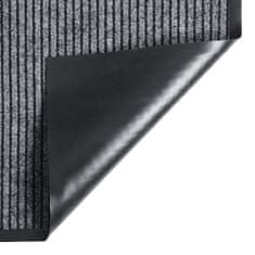 Greatstore szürke csíkos lábtörlő 60 x 80 cm