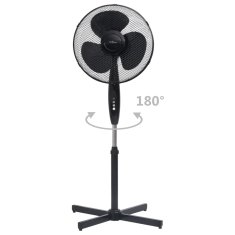 shumee fekete álló ventilátor Φ40 cm 120 cm