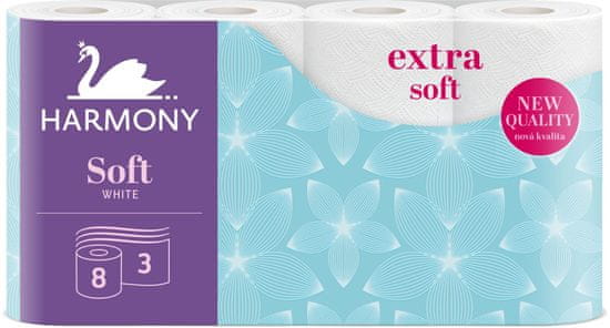 Harmony Toalett papír Soft 3 rétegű 7 x 8 tekercs