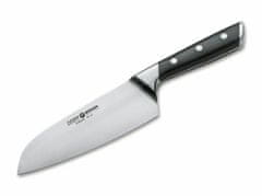 Böker Manufaktur 03BO502 Forge Santoku kés 29,3 cm, fekete színű