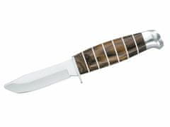 Herbertz 119508 kültéri kés gyerekeknek 8,2 cm, fa, bőr tok