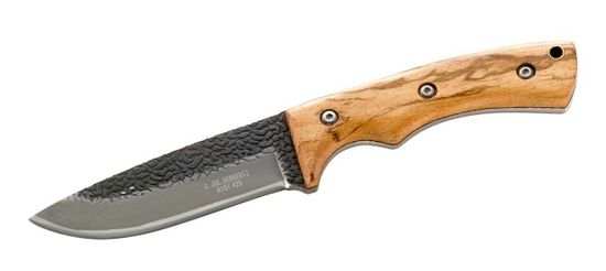 Herbertz 104210 kültéri kés 10,5 cm, Zebrawood fa, bőr tok