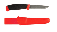 Morakniv 11828 Companion mentőkés 9,9 cm, fekete-piros, műanyag, gumi, tok