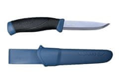 Morakniv 13164 Companion Navy Blue kültéri kés 10,4 cm, műanyag, fekete-kék, műanyag tok