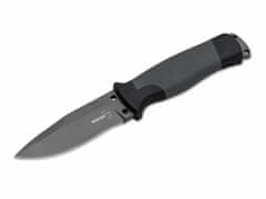 Böker Plus 02BO004 Outdoorsman kültéri kés 9,3 cm, fekete, FRP műanyag, Cordura hüvely
