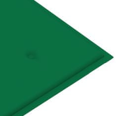 shumee zöld kerti padpárna 200 x 50 x 4 cm