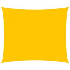 Greatstore sárga HDPE napvitorla 160 g/m² 3,6 x 3,6 m
