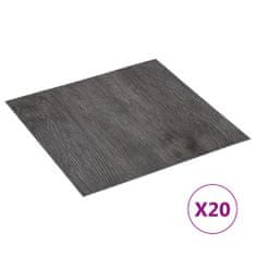 Greatstore 20 db barna öntapadó PVC padlólap 1,86 m²