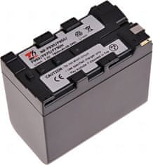 T6 Power akkumulátor SONY DCR-TRV110 készülékhez, Li-Ion, 7,2 V, 7800 mAh (56,1 Wh), szürke