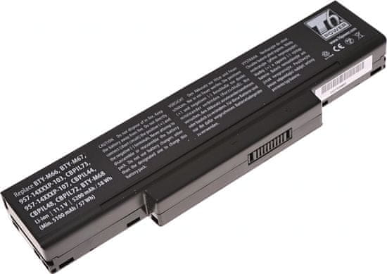 T6 power Akkumulátor Umax laptophoz 90-NFV6B1000Z, Li-Ion, 5200 mAh (58 Wh), 11,1 V