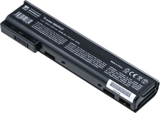 T6 power Akkumulátor Hewlett Packard laptophoz, cikkszám: E7U21AA, Li-Ion, 10,8 V, 5200 mAh (56 Wh), fekete
