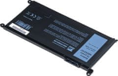 T6 power Akkumulátor Dell Latitude 15 3590 készülékhez, Li-Ion, 11,4 V, 3680 mAh (42 Wh), fekete
