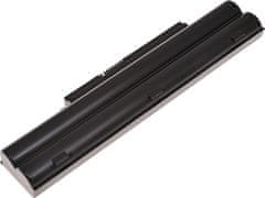 T6 power Akkumulátor Fujitsu Siemens LifeBook E741 készülékhez, Li-Ion, 10,8 V, 5200 mAh (56 Wh), fekete