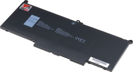T6 power Akkumulátor Dell Latitude 14 7480 készülékhez, Li-Poly, 7500 mAh (57 Wh), 7,6 V