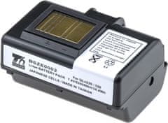 T6 power Akkumulátor Zebra vonalkódolvasóhoz, cikkszám: P1043399, Li-Ion, 7,4 V, 5200 mAh (38,4 Wh), fekete