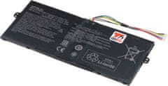 T6 power Akkumulátor Acer laptophoz, cikkszám: AP16L5J, Li-Poly, 7,7 V, 4670 mAh (36 Wh), fekete