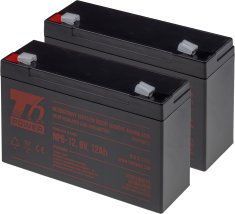 T6 power Akkumulátor-készlet APC Back-UPS 600, 6 V, 144 VAh