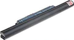 T6 power Akkumulátor Acer Aspire 4553 serie készülékhez, Li-Ion, 10,8 V, 5200 mAh (56 Wh), fekete