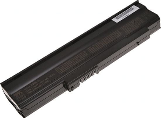 T6 power Akkumulátor eMachines laptophoz, cikkszám: AS09C75, Li-Ion, 11,1 V, 5200 mAh (58 Wh), fekete