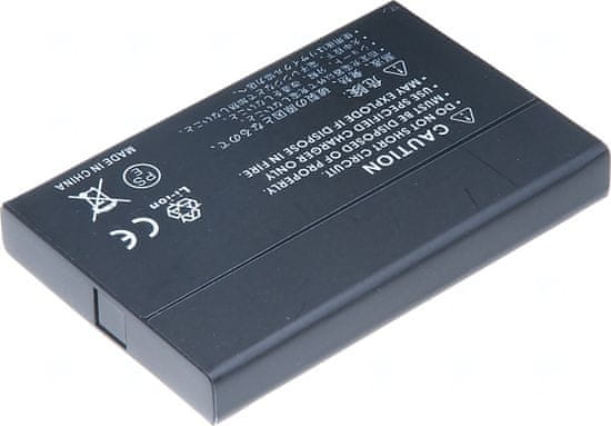 T6 Power akkumulátor Hewlett Packard digitális fényképezőgéphez L1812A, 1000 mAh, fekete