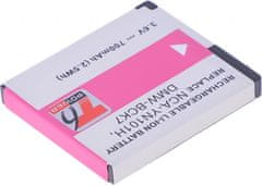 T6 Power akkumulátor Panasonic Lumix DMC-S3A készülékhez, Li-Ion, 3,6 V, 700 mAh (2,5 Wh), fekete