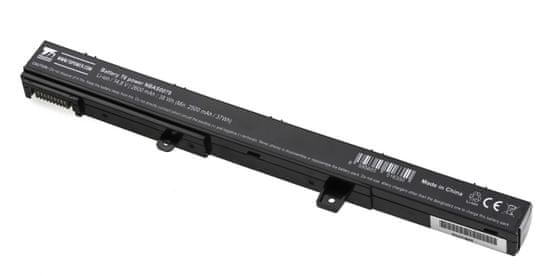 T6 power Akkumulátor Asus laptophoz A41N1308, Li-Ion, 2600 mAh (38 Wh), 14,8 V