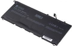 T6 power Akkumulátor Dell XPS 13 9343 készülékhez, Li-Poly, 7,6 V, 7368 mAh (56 Wh), fekete